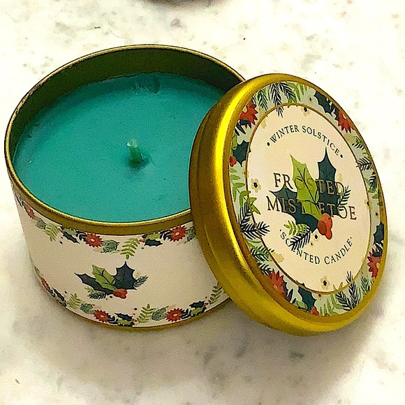 HAVEN STREET CANDLE FROSTED MISTLETOE RICHLY SCENTED 1 WICK NEW - Picture 1 of 3